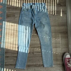 Citizens Of Humanity Light Blue High-Rise Straight Jeans
